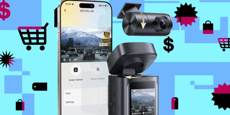 Baseus’ solar-powered dash cam is down to its best price yet