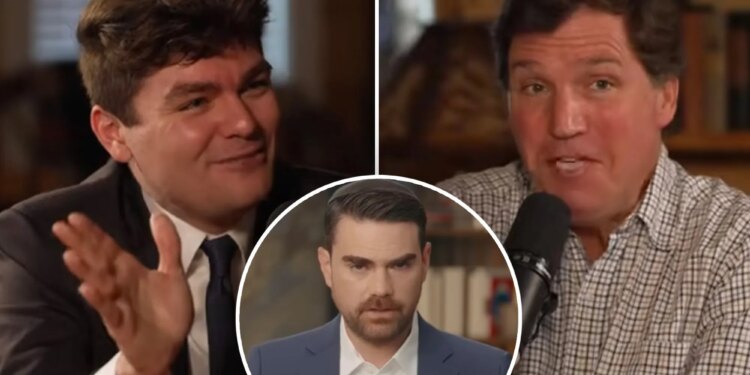 Ben Shapiro blasts Tucker Carlson for 'normalizing Nazism' by hosting white nationalist Nick Fuentes