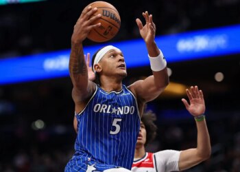 Bet $5, get $150 in bonus bets if your bet wins for Magic vs. Hawks