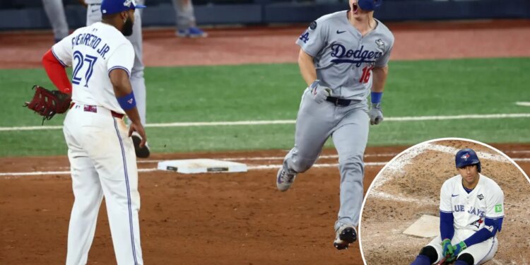 Blue Jays' best not enough for juggernaut Dodgers