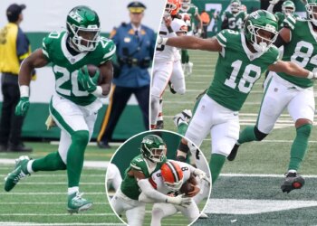 Breece Hall's fourth-quarter TD propels Jets over Browns for second straight win