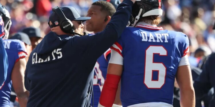 Brian Daboll can't count on Jaxson Dart to save him from Giants mess