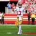 San Francisco 49ers quarterback Brock Purdy (13) reacts against the Jacksonville Jaguars.