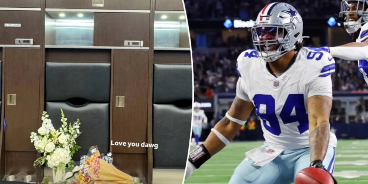 Cowboys teammates honor Marshawn Kneeland with flowers at locker: 'Love you dawg'