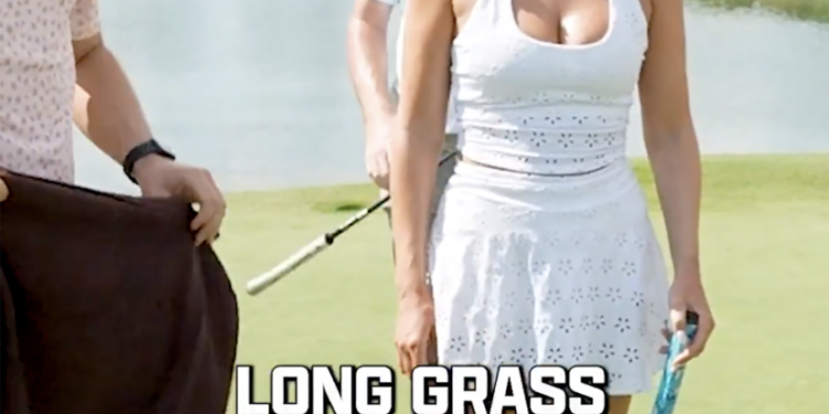 Paige Spiranac was confronted by cheating accusations at the Internet Invitational.