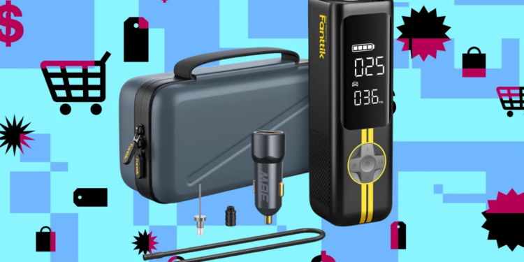 Fanttik’s portable tire inflator has hit an all-time low for Black Friday