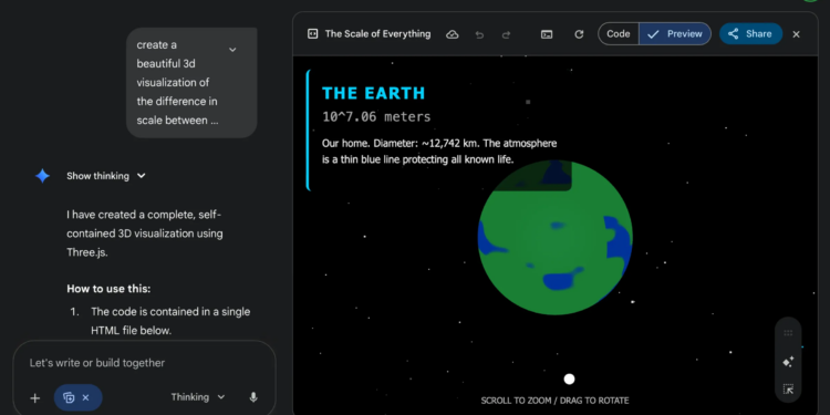 The Earth is mostly land, apparently.