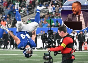 Giants' Blaise Bell reveals his first impression of Cam Skattebo