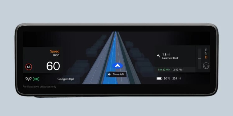 Google Maps can tell Polestar 4 drivers when to merge lanes