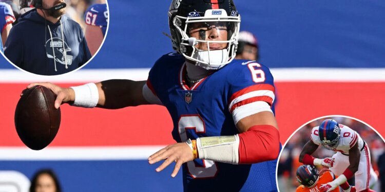 How Jaxson Dart changes complexion of yet another 2-7 Giants start