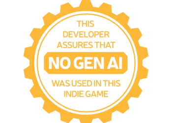 Image from Treehouse Polygon featuring a golden cog seal that reads “