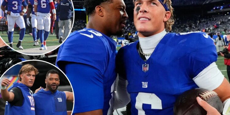 Inside how Giants QB room's selflessness is helping Jaxson Dart