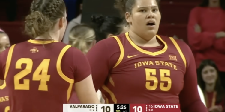Audi Crooks dominates for Iowa State against Valparaiso.