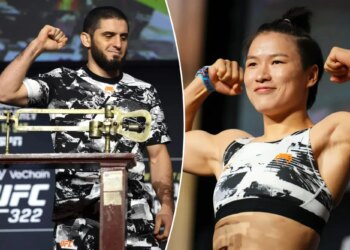 Islam Makhachev, Zhang Weili seek spots in exclusive club at UFC 322