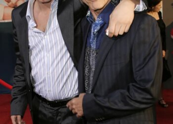 Ethan and Jackson Browne during "Raising Helen" Los Angeles Premiere in Hollywood, California.