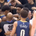 The Pelicans and Trail Blazers got into a heated scuffle on Wednesday night.