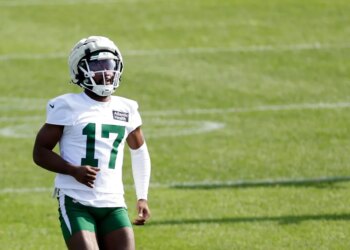 Jets cornerback Kris Boyd during training camp in July.