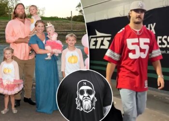Jets pay tribute to Nick Mangold as wife, kids serve as honorary captains