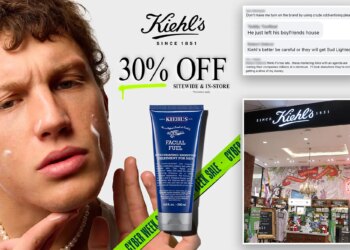 Kiehl's ad ruthlessly mocked over 'suggestive' white lotion on face