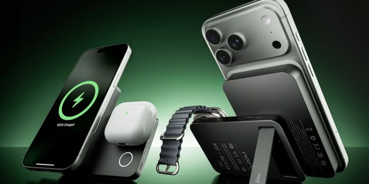 Kuxiu’s multi-device power bank now has faster 25W wireless charging