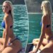 Livvy Dunne soaks up the sun in blue bikini during Paul Skenes trip