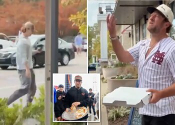 Man hurls antisemitic comment at Dave Portnoy during pizza review