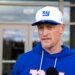 New York Giants outside linebackers coach Charlie Bullen speaks to the media during practice at the Quest Diagnostics center, Friday, Nov. 14, 2025, in East Rutherford, New Jersey.