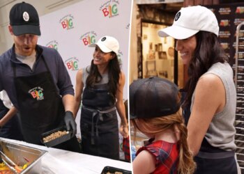 Meghan Markle, Prince Harry bring kids Archie and Lilibet to volunteer in LA for Thanksgiving