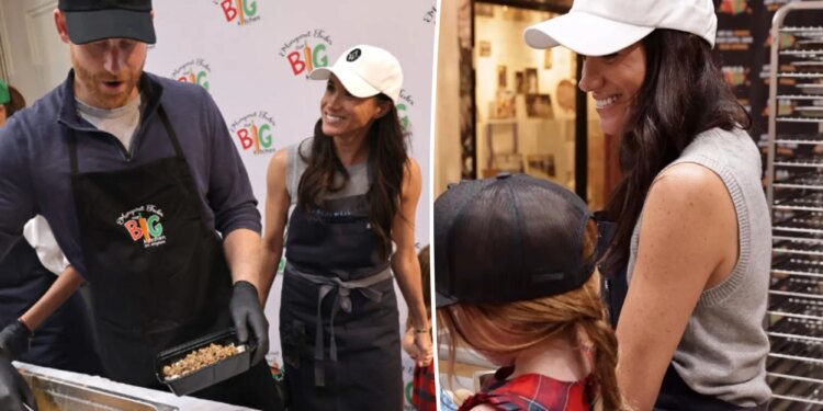 Meghan Markle, Prince Harry bring kids Archie and Lilibet to volunteer in LA for Thanksgiving