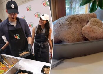 Meghan Markle called 'Salmonella Sussex' over Thanksgiving turkey blunder
