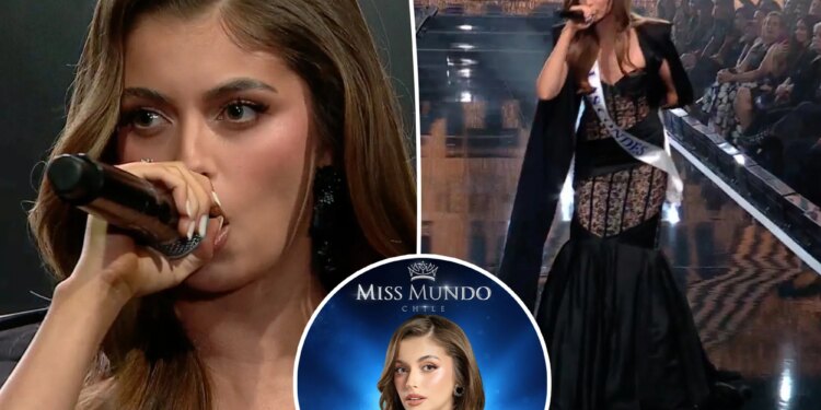 Miss World Chile Ignacia Fernandez performs death metal song for talent competition