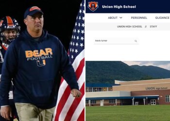 Missing football coach Travis Turner scrubbed from high school's website after child-sex allegations