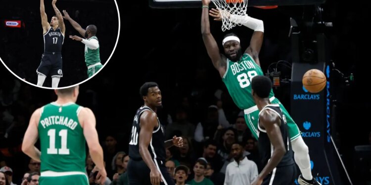 Nets' late-game struggles continue in loss to Celtics