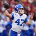 BYU quarterback Bear Bachmeier throws a pass against Iowa State.