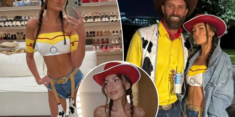 Paulina Gretzky unveils 'Toy Story' Halloween costume in new photos