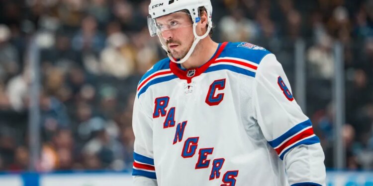 J.T. Miller will remain on the top line with Mika Zibanejad and Artemi Panarin for Saturday night's game against the Kraken.