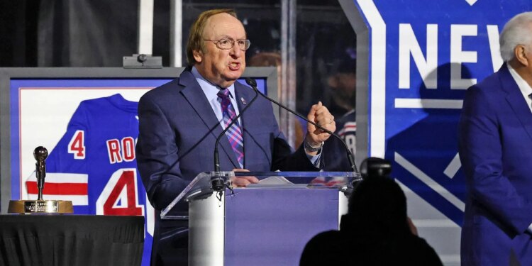 Sam Rosen 'thrilled' as he makes MSG return for Rangers celebration