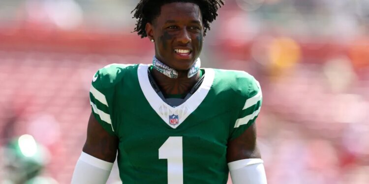 Jets cornerback Sauce Gardner.