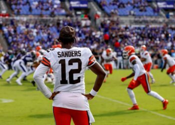 Cleveland Browns quarterback Shedeur Sanders.