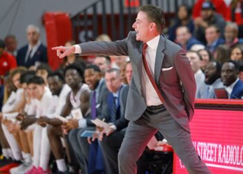 Red Storm head coach Rick Pitino during the first half when the St. John's Red Storm played the Quinnipiac Bobcats Monday, November 3, 2025 at St. John's University in Queens.