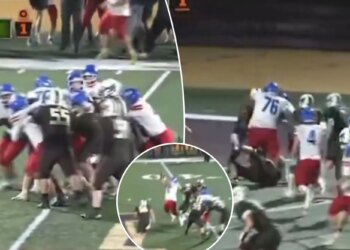 Stunning 'Thicc Six' touchdown by 320-pound lineman goes viral