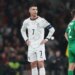 Cristiano Ronaldo reacts during a World Cup qualifying match between Ireland and Portugal.