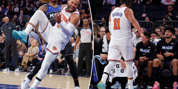 What Knicks' Jalen Brunson's ankle sprain means for his outlook