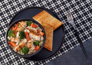 A meal from Nestle's new brand, Vital Pursuit, targeted specifically at patients on semaglutide. The firm became the first major food company to launch something like this last year