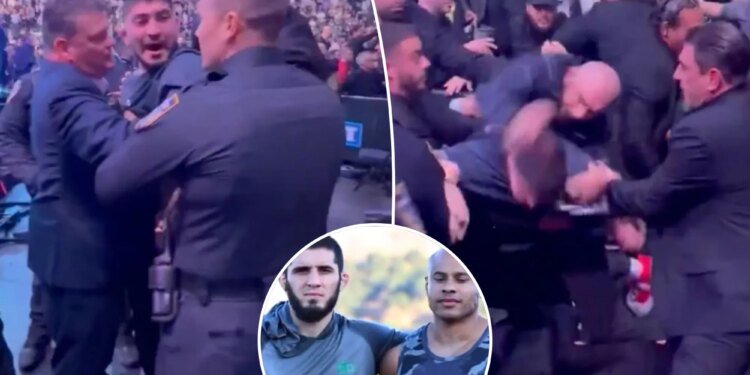 Wild UFC brawl at MSG was sparked by Dillon Danis’ controversial AI video