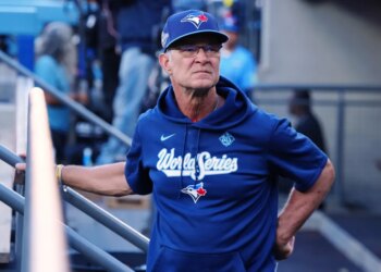 Blue Jays bench coach Don Mattingly during Game 4 of the 2025 World Series.