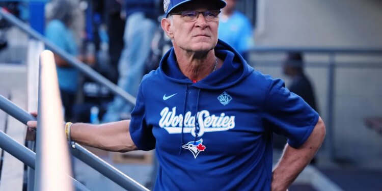 Blue Jays bench coach Don Mattingly during Game 4 of the 2025 World Series.