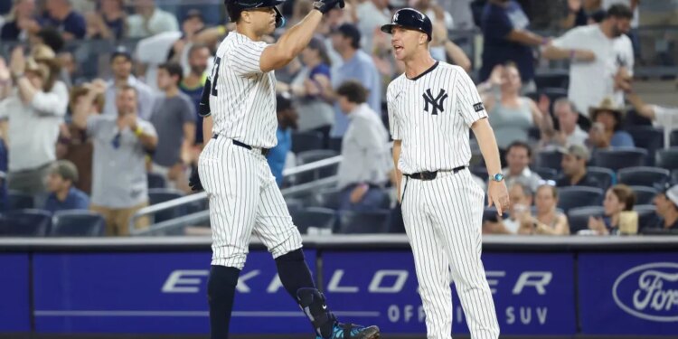 Giancarlo Stanton and Travis Chapman