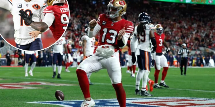 49ers needed all of Brock Purdy's five TDs to hold off Bears in thriller