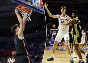 7-foot-9 Olivier Rioux makes college basketball history